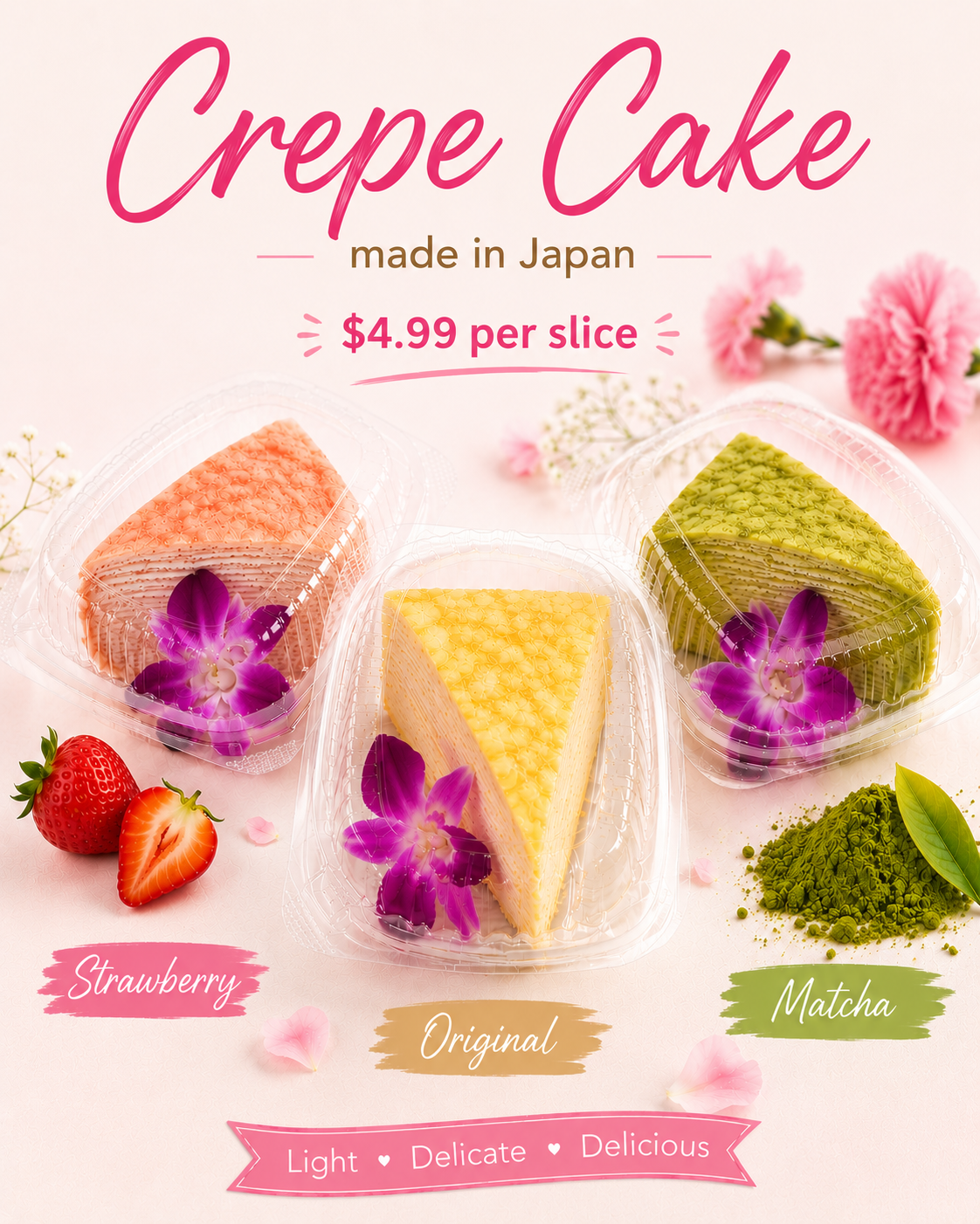 Crepe Cake (Matcha)